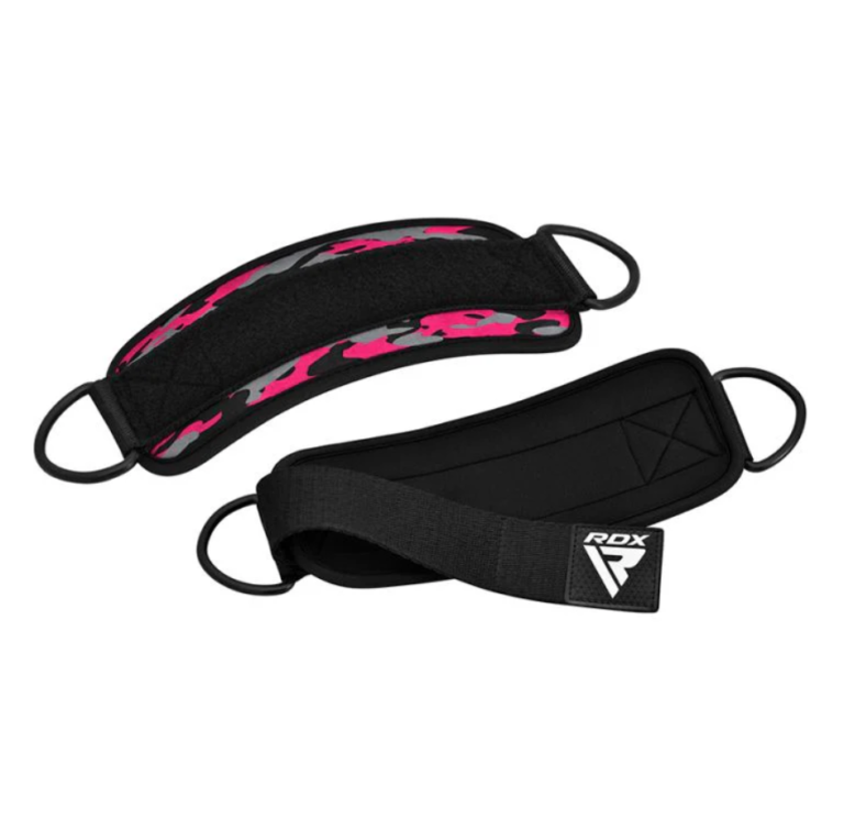 RDX A4 Ankle Straps A4 Black and Pink Camo Pair Photo