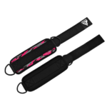 RDX Sports A4 Ankle Straps Black and Pink Pair Photo