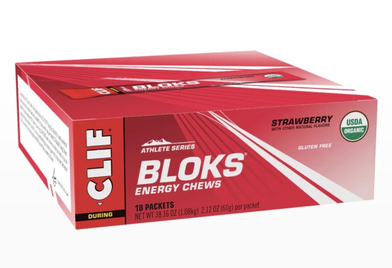 CLIF BLOKS Energy Chews Strawberry Flavour 18 Pack