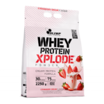 Olimp Whey Protein XPLODE 2.25kg Strawberry front view