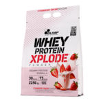 Olimp Whey Protein XPLODE 2.25kg Strawberry front view