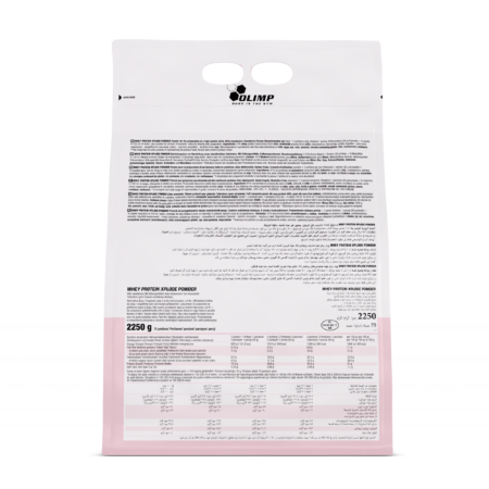 Olimp Whey Protein XPLODE 2.25kg Strawberry rear view