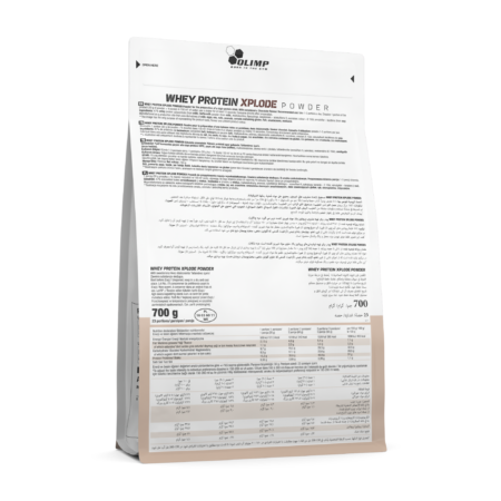 Olimp Whey Protein XPLODE 700g Chocolate rear view