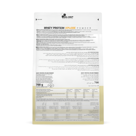 Olimp Whey Protein XPLODE 700g Vanilla rear view