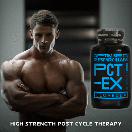 ORL CLOMEDEX-PCT-EX POT-TOLESS-BODYBUILDER-WITH-ARMD-CROSSED-TEXT-HIGH-STRENGTH-POST-CYCLE-THERAPY