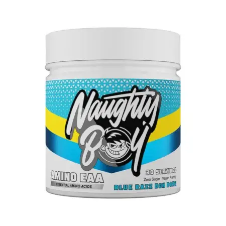 Naughty Boy Amino EAA 30 Servings Blue Razz Bon Bons
