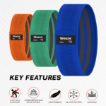 RDX Sports Heavy Duty Resistance Bands Set Key Features Photo