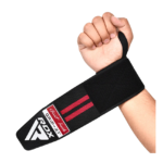 RDX WR11 Powerlifting Wrist Strap Black and Red