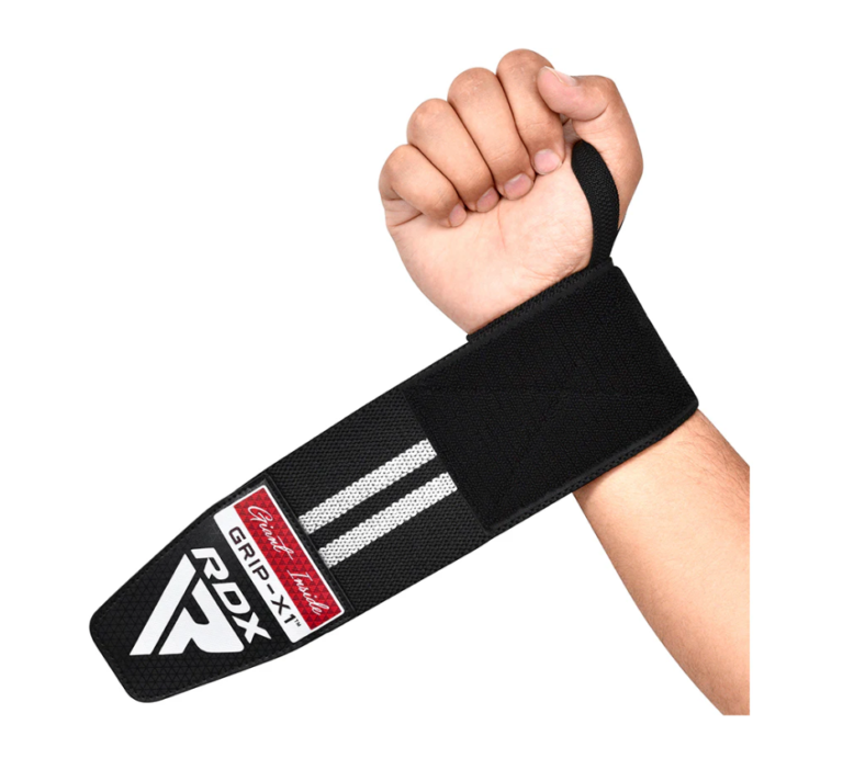 WRX WR11 Powerlifting Wrist Strap Black and White Photo