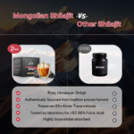 Amu Nutrition Shilajit Mongolian Altai Mountains comparison