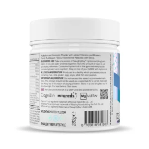 Naughty Boy Hydramind 30 Servings - Suggested Use and Ingredients