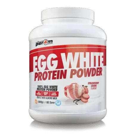 Per4m Egg White Protein 1.8KG White Strawberry Creme Flavour