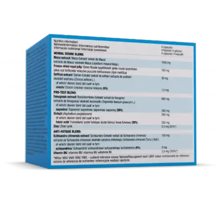 Olimp Sport Nutrition Fortest - Male Hormone Enhancement and Libido Support - Nutritional Information