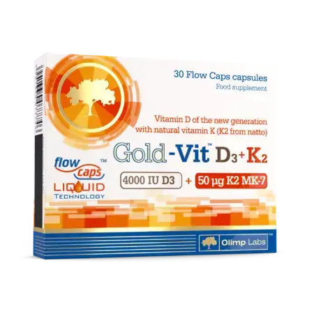 Olimp Labs Vitamin D3+K2 4000IU Front of pack