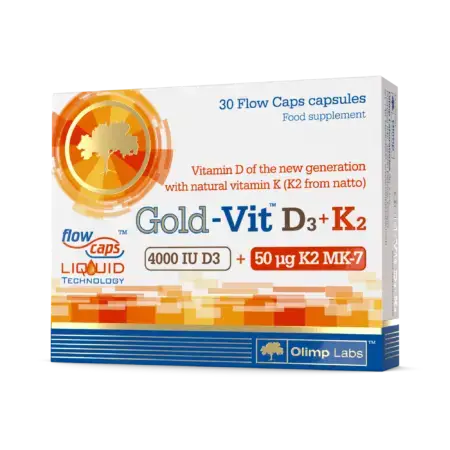 Olimp Labs Vitamin D3+K2 4000IU Front of pack