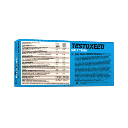 Olimp Sport Nutrition Testoxeed Back of box