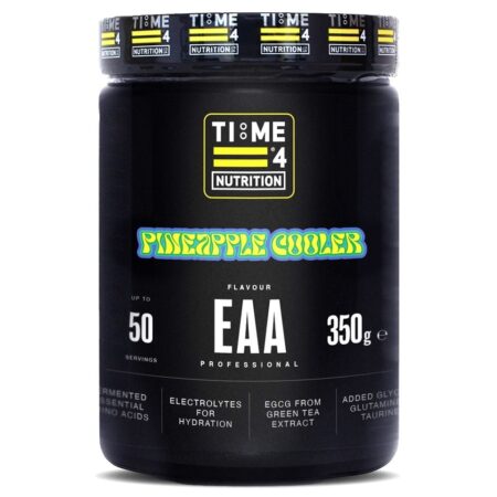 TIME 4 NUTRITION EAA-ESSENTIAL-AMINO-ACIDS-PINEAPPLE-COOLER-TUB