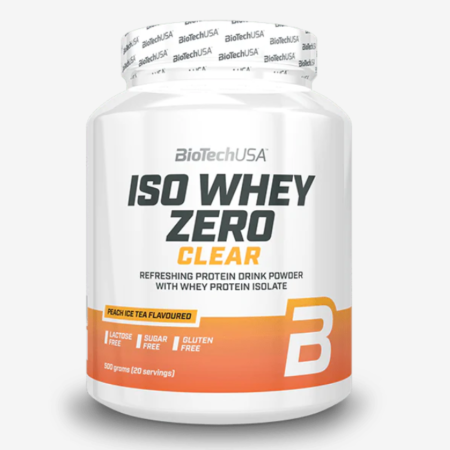 BioTechUSA ISO WHEY ZERO CLEAR Peach Ice Tea Flavour 500g