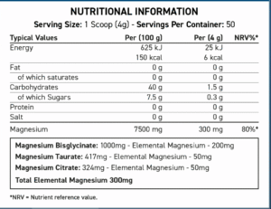 Applied Nutrition Tri Magnesium Nutrition