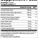 Project M Liver Support Nutritional Info