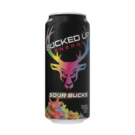 Bucked Up Energy RTD Pre Workout Drink USA Version Sour Bucks Flavour Front of Can