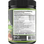 American Supps Undisputed Pump Apple Nutrition Panel