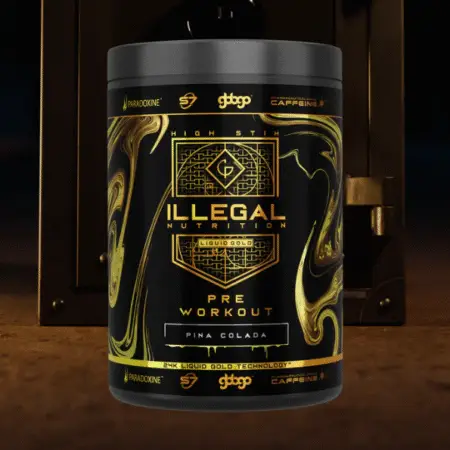 Illegal Nutrition Liquid Gold Pre Workout Pina Colada Flavour
