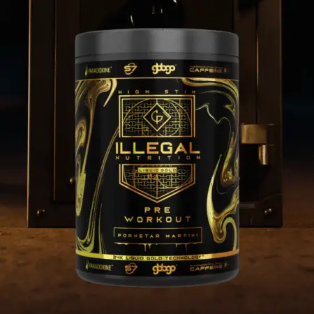 Illegal Nutrition Liquid Gold Pre Workout Pornstar Martini Flavour