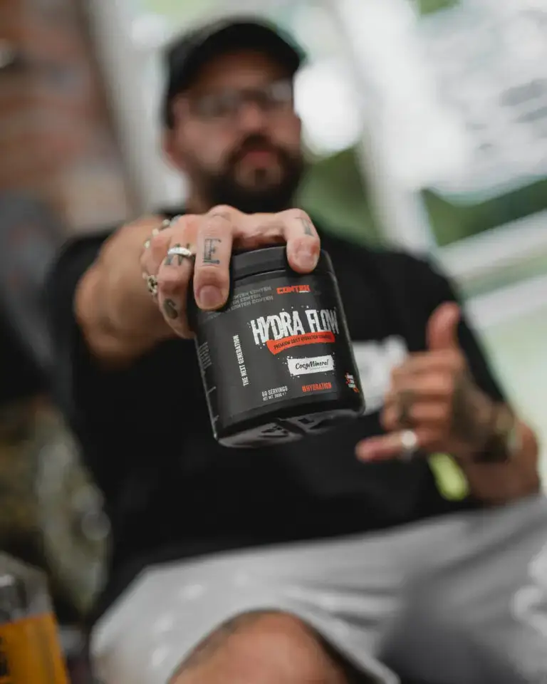 Conteh Sports Hydra Flow Body Builder holding tub