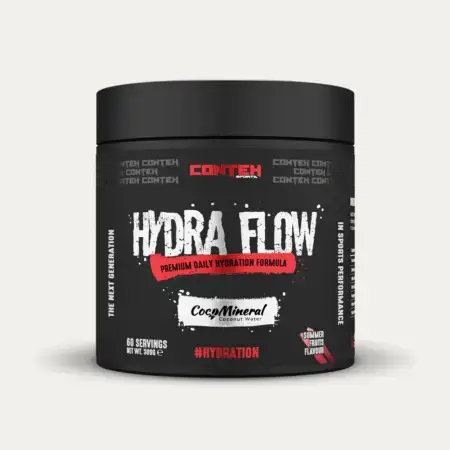 Conteh Sports Hydra Flow Summer Fruits Flavour Front of tub