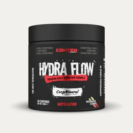 Conteh Sports Hydra Flow Watermelon Flavour Front of tub