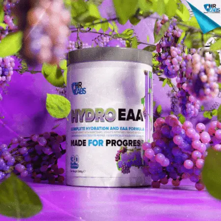 HR Labs Hydro EAA Grape Bubbaclicious Flavour 30 Servings Graphic