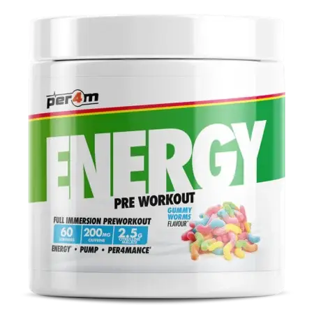 Per4m- Energy Pre Workout Gummy-Worms-390g