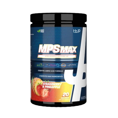 tbJP mps max strawberry pineapple flavour front of tub