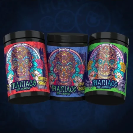 Dark Labs Maniaco Pre Workout all flavours Flavour