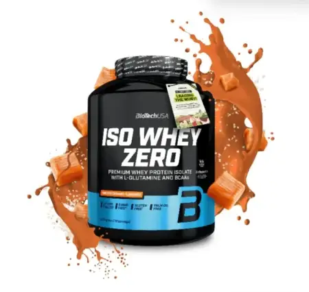 BioTechUSA ISO Whey Zero 1.8kg Salted Caramel Front