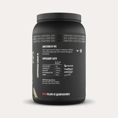 Conteh Carbdrive - Nutritional Information