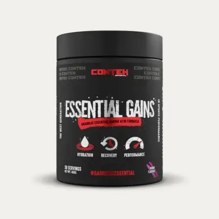 Conteh Essential_Gains Front Berry Flavour