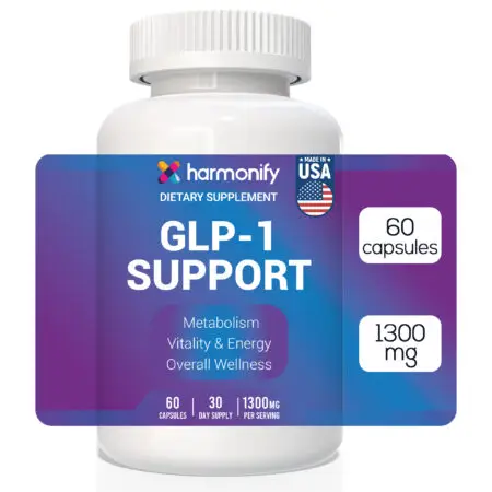 Harmonify GLP-1 Support Supplement Label Image