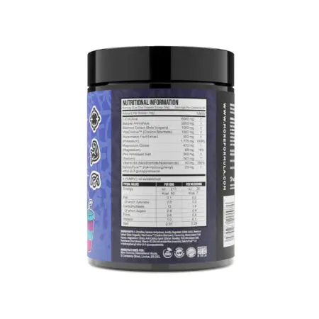 More Formula Juicy Pump Grape Flavour Nutritional Information