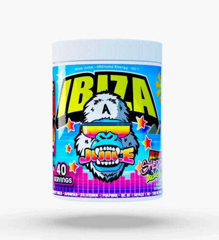 Gorillalpha Ibiza Juice Pre Workout Ultimate Sherbet Double Dipped Flavour 40 Servings