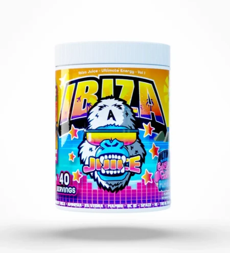 Gorillalpha Ibiza Juice Pre Workout Ultimate Bubblegum Pop Flavour 40 Servings