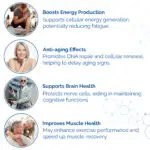 Harmonify NAD+ Supplement Infographic