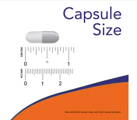 NOW Foods Selenium Capsule Size Guidance