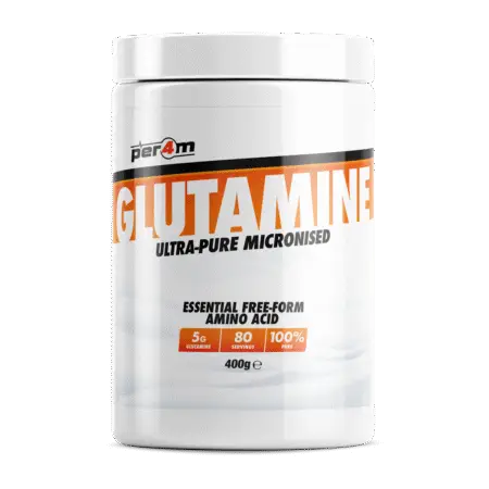 Per4m Glutamine 400G Front of tub image