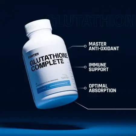 Conteh Sports Gluathione Complete benefits infographic
