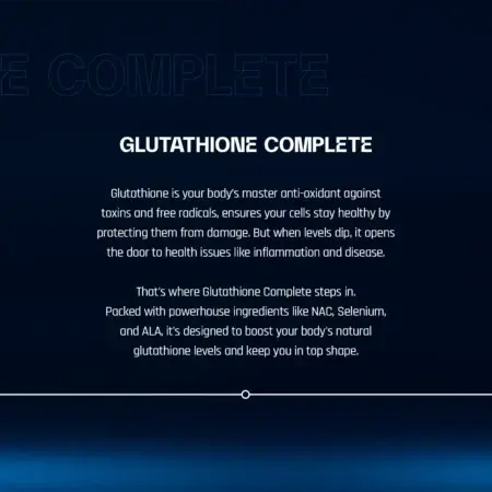Conteh Sports Glutathione Complete benefits infographic