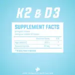TbJP D3 & K2 Nutrition Panel