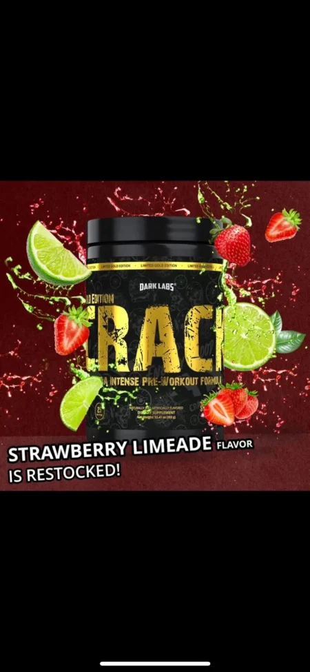 Dark Labs Crack Gold Strawberry Limeade Pre Workout