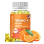 Harmonify Probiotic Gummies 5 Billion CFU Orange Flavour - Front of tub Image